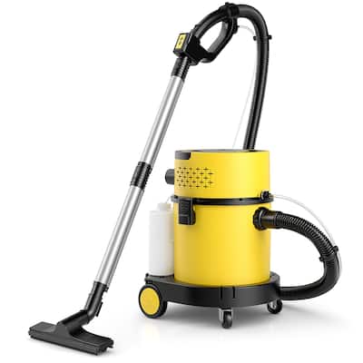 5 Gallon Wet Dry Vacuum Cleaner with Blower and Aluminum Extension Tubes HEPA Filter - 17.5" x 14" x 19.5" (L x W x H)