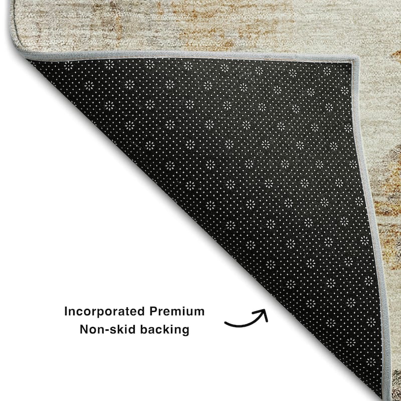 Premium Washable Super Soft Modern Impressions Mayfield Rug
