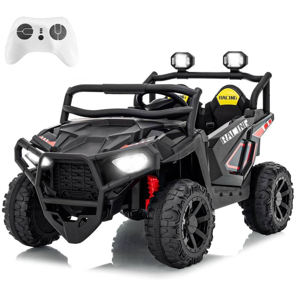 24V Ride On Toys 2 Seater Electric UTV Car Toy for Big Kids, White