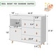 preview thumbnail 48 of 47, Baby Changing Table Dresser with 4 Drawers,Shelf Hidden Trash Storage