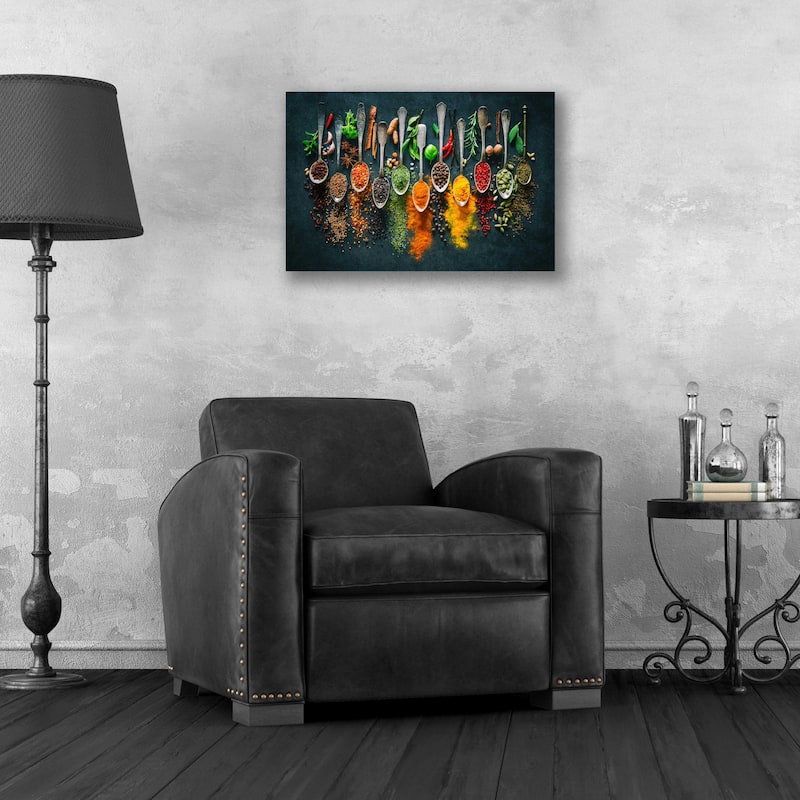 Epic Art 'Colorful Spices,' Acrylic Glass Wall Art