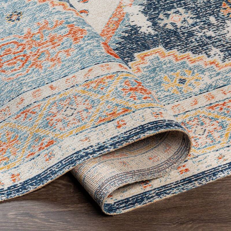 Livabliss Huntington Beach Bohemian Tribal Indoor / OutdoorArea Rug