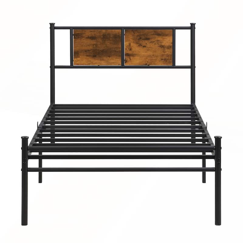 Metal Bedframe with Headboard