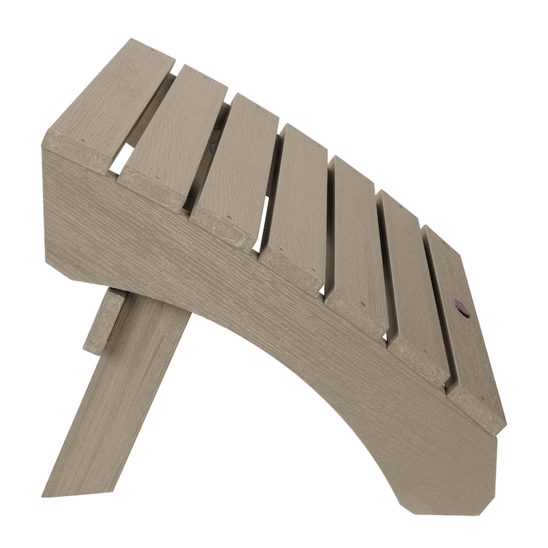 Eco-Friendly Synthetic Wood Folding Ottoman
