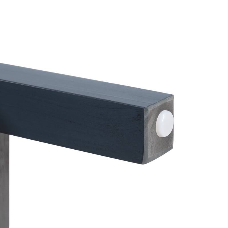 Solid Wood Sideboard Console Table, Storage Cabinet with 2 Drawers & Cabinets, Buffet Cabinet with Bottom Shelf