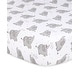 preview thumbnail 3 of 3, The Peanutshell Not So Basic ElephantFitted Crib Sheet 4 Pack Set