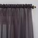 No. 918 Emily Voile Sheer Rod Pocket Curtain Panel, Single Panel