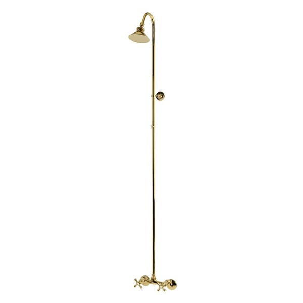 Kingston Brass CCK213 Vintage Shower Only Trim Package with 1.8 GPM Shower Head - Polished Chrome