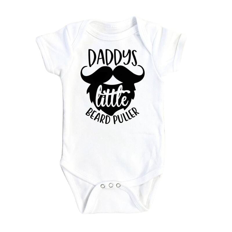 Beard Puller - Baby Boy Girl Clothes Infant Bodysuit Funny Cute Newborn - Blue - 0-3M