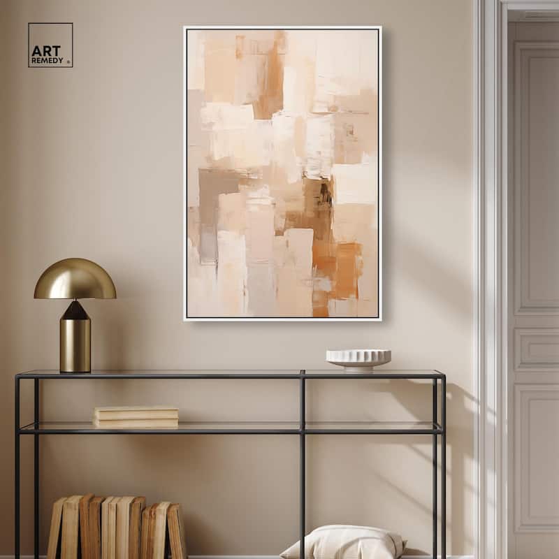 Sandstone Hush Canvas by Art Remedy