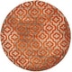 preview thumbnail 29 of 73, SAFAVIEH Porcello Sanije Geometric Trellis Area Rug 5'1" Round - Light Grey/Orange - Round