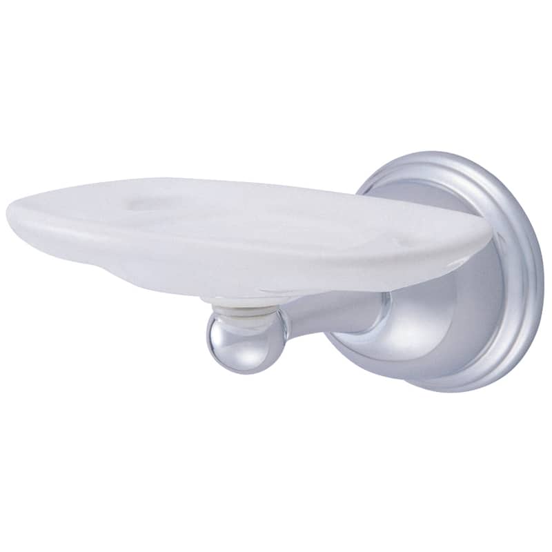 Restoration Toothbrush and Tumbler Holder - Polished Chrome