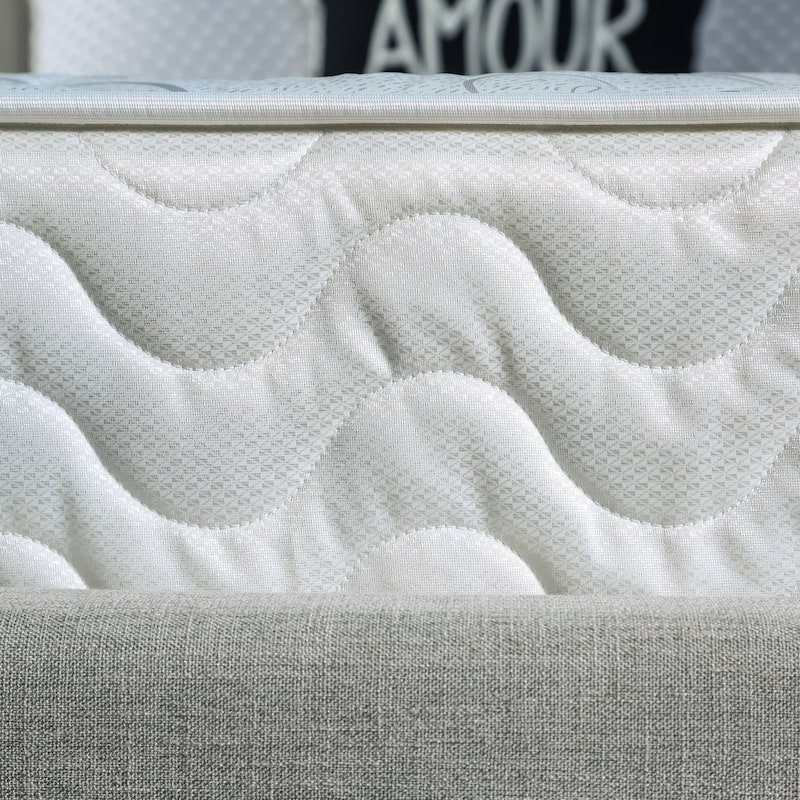 Nili Contemporary White King Tight Top Mattress by Furniture of America