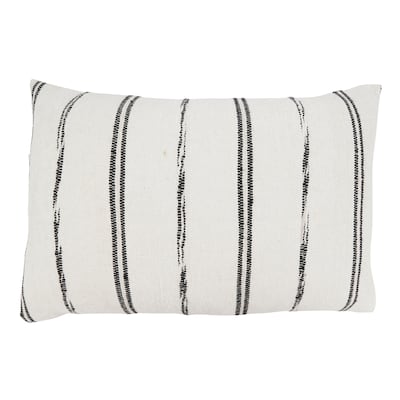 Modern Minimalist Striped Throw Pillow