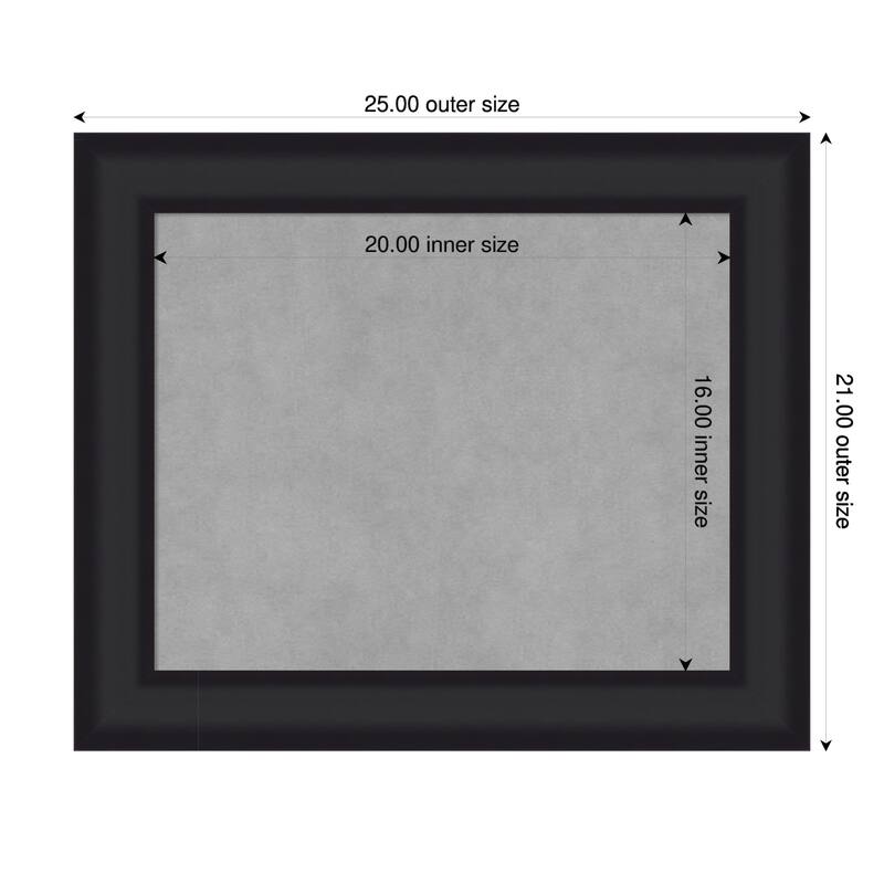 Amanti Art Oliver Black Framed - 25 x 21 in - Oliver Black