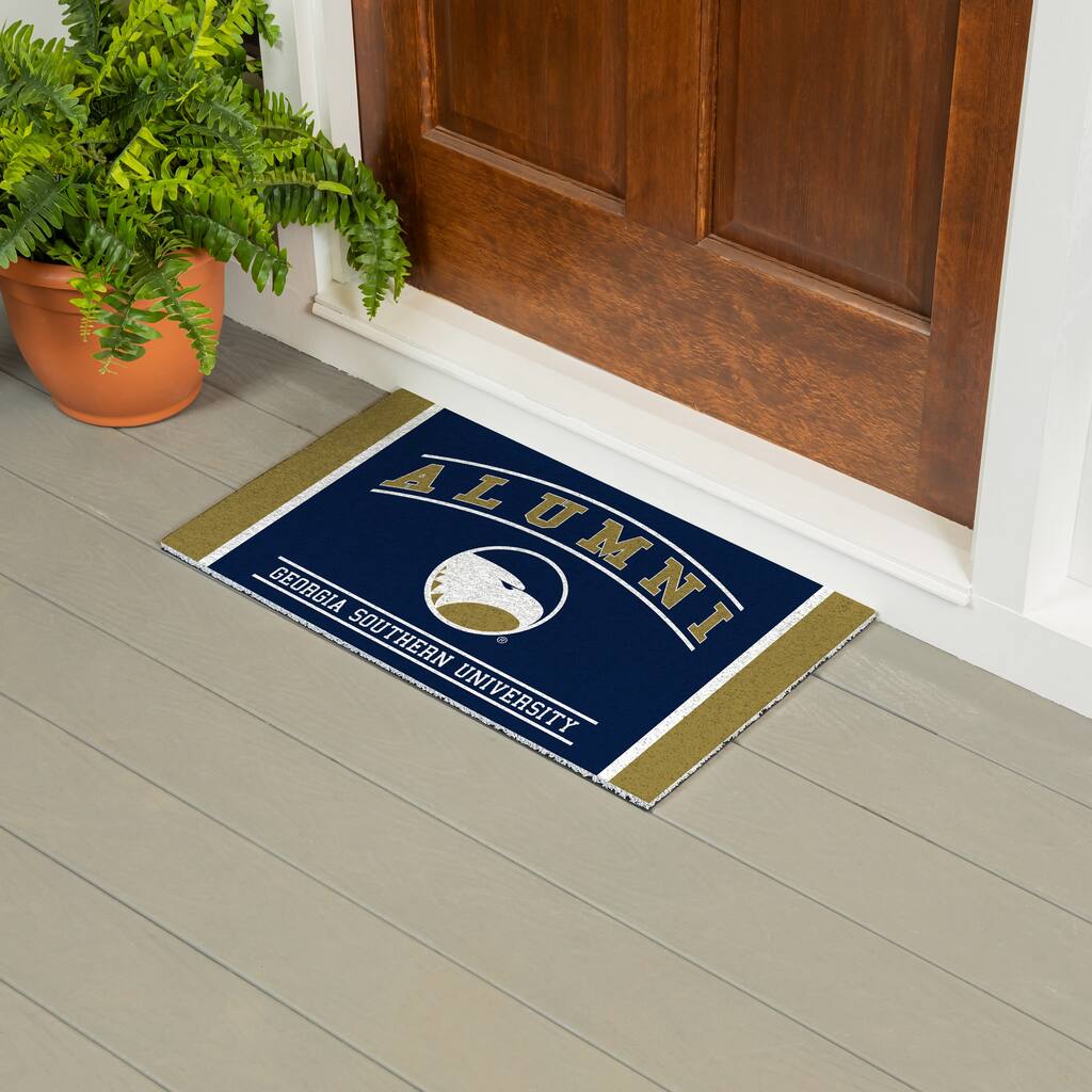 28 in. x 16 in. Georgia Southern University Alumni Full Color PVC Door Mat