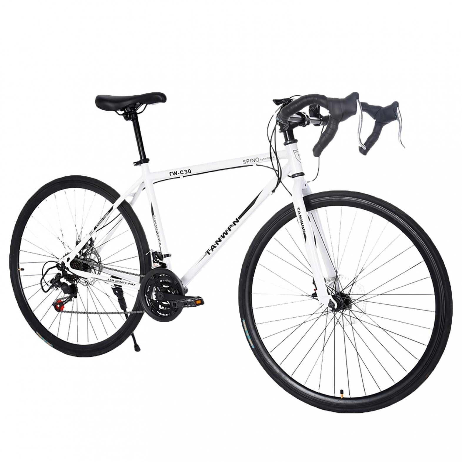 Road bike shimano 21 speed bicycle 700c deals mens bikes 54cm daul disc brakes new