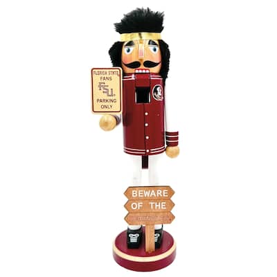12" FSU Beware of the Seminoles Nutcracker
