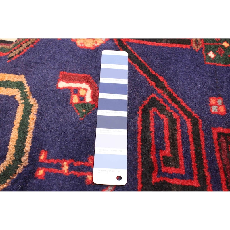 ECARPETGALLERY Hand-knotted Konya Anatolian Navy Wool Rug - 4'1 x 7'1