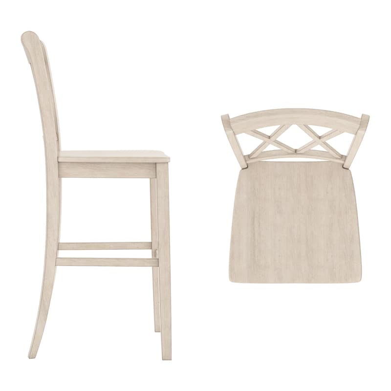Ronda X-Back Bar Height Chairs (Set of 2)