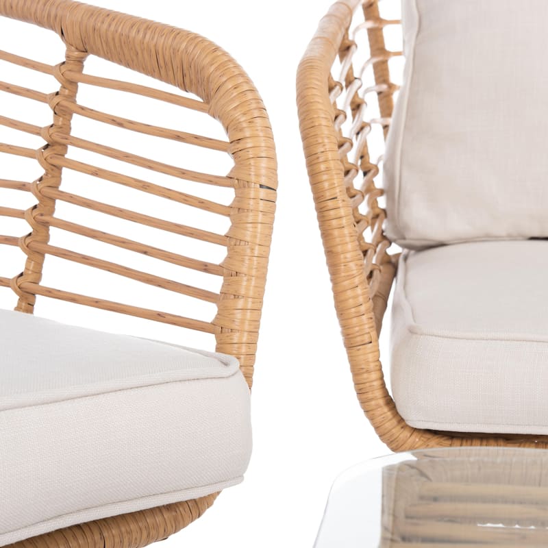 SAFAVIEH Outdoor Living Harrley 4-Piece Patio Set
