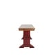 preview thumbnail 23 of 42, Eleanor Two-Tone Trestle Leg Wood Dining Bench by iNSPIRE Q Classic