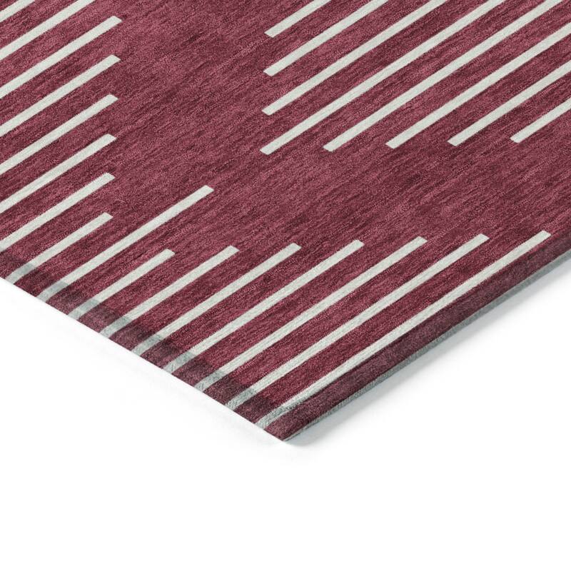 HomeRoots Geometric Transitional Rectangle Outdoor Rug