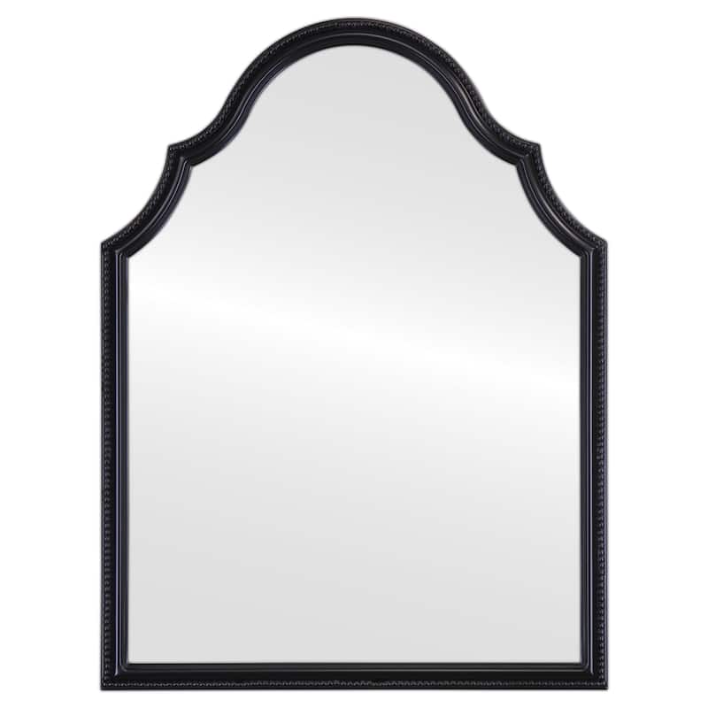 Lansing Framed Vanity Mirror - Peaks Cathedral - 24x32 - Black