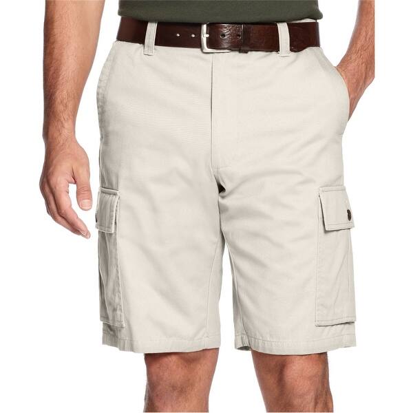 Shop Dockers Mens Pacific Casual Cargo Shorts Beige 30