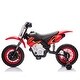 preview thumbnail 8 of 58, 12V Kids Ride-On Electric Motorcycle - Twist Grip Throttle, Training Wheels, Dirt Bike Design
