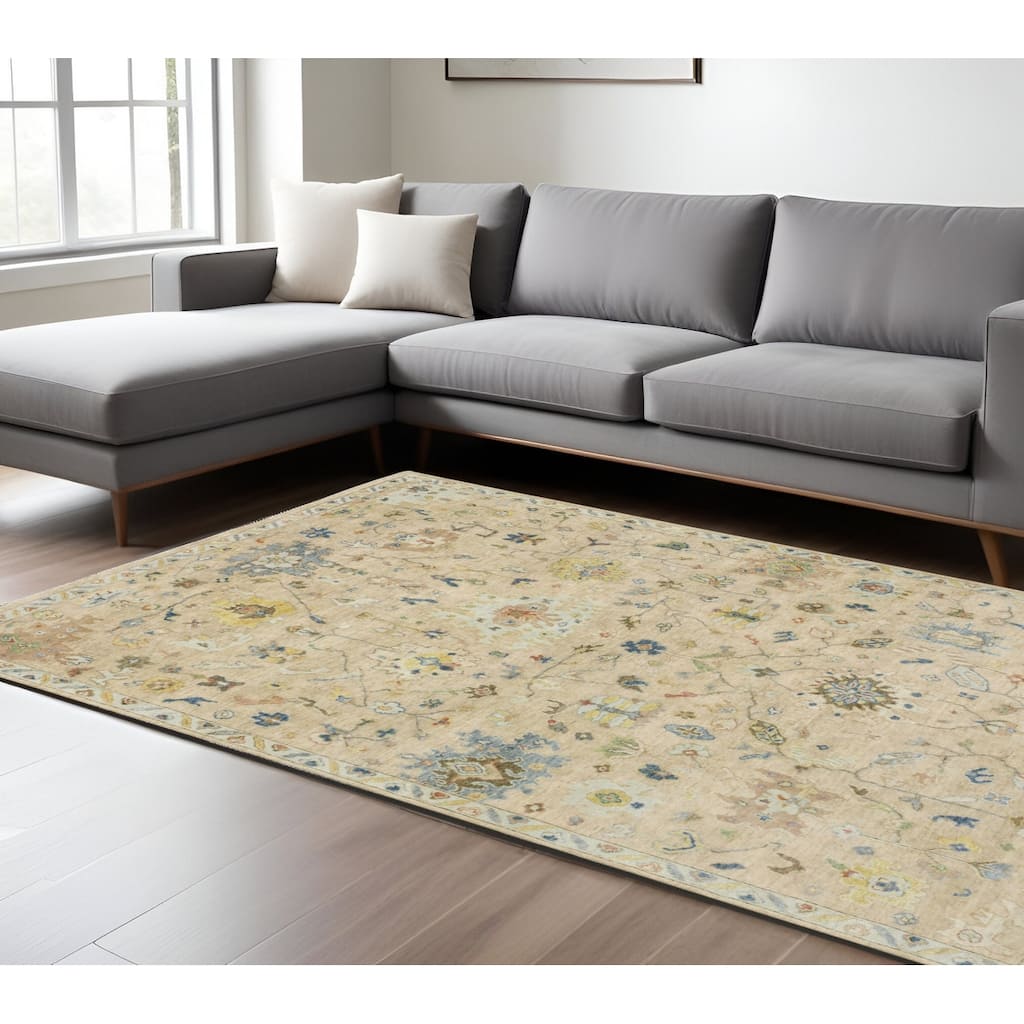 HomeRootsOriental Traditional Rectangle Area Rug