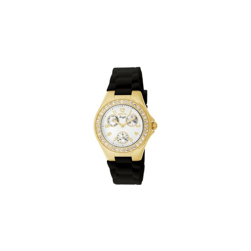 Invicta Women's 1643 Angel Quartz Multifunction White Dial Watch