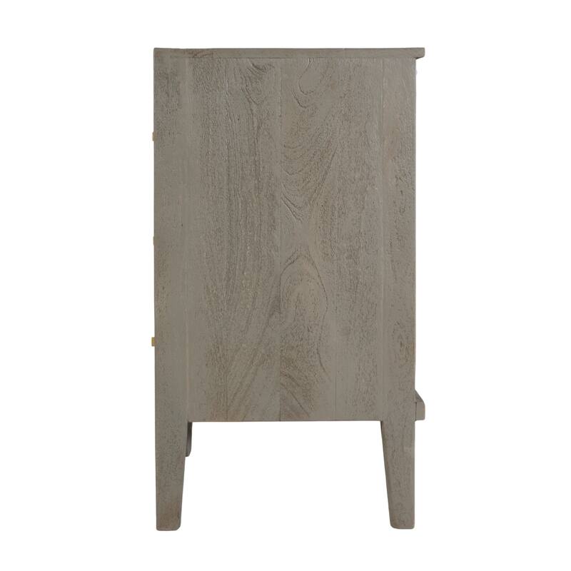 Rockport 46 in. W Rectangular Wood 3 Drawer Dresser