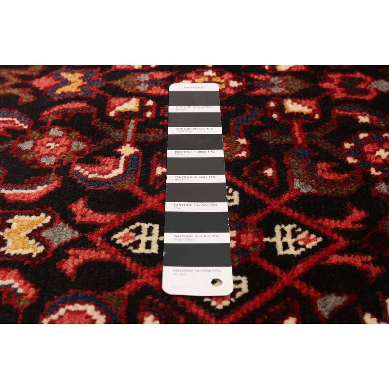 ECARPETGALLERY Hand-knotted Andelz Black Wool Rug - 3'4 x 10'2