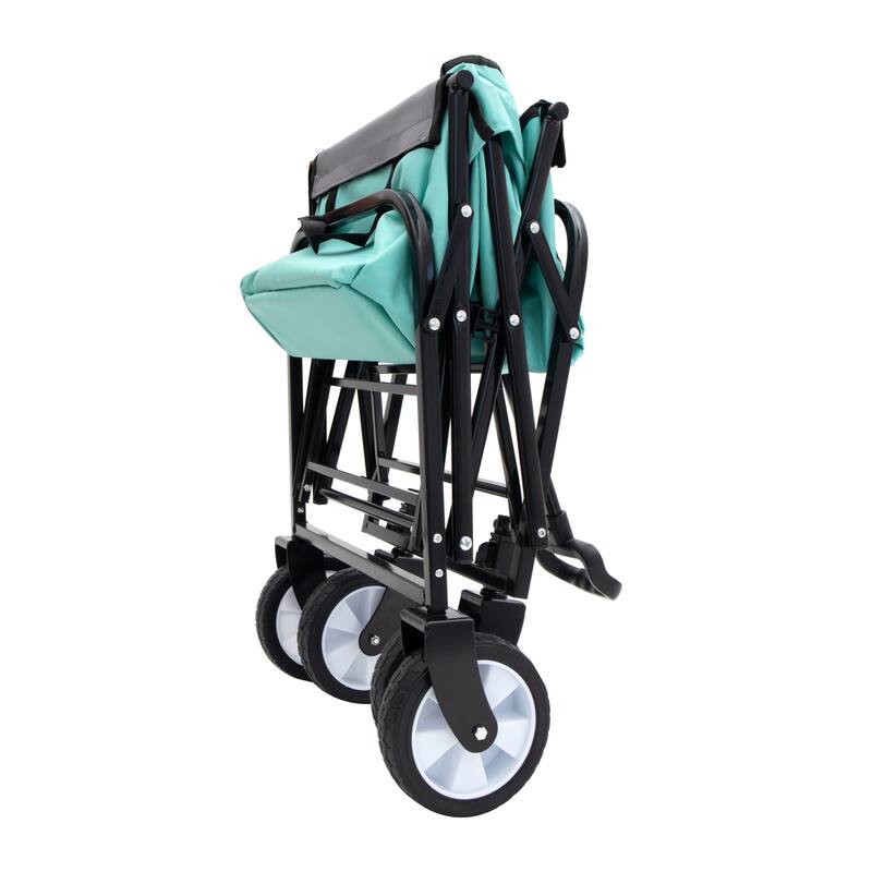 Foldable Wagon with Straps, Beach & Utility Cart, 225lb Capacity