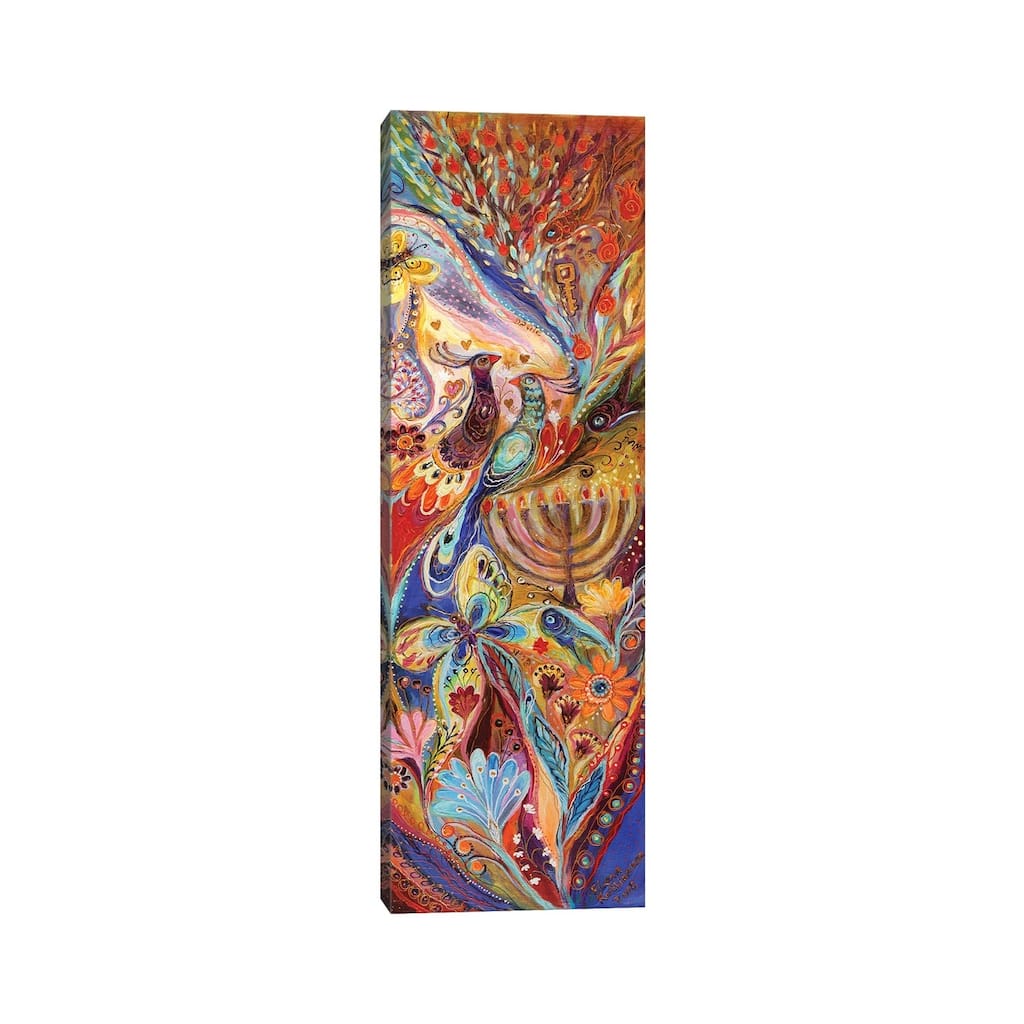 iCanvas "Hanukkah In Magic Garden" by Elena Kotliarker Canvas Print
