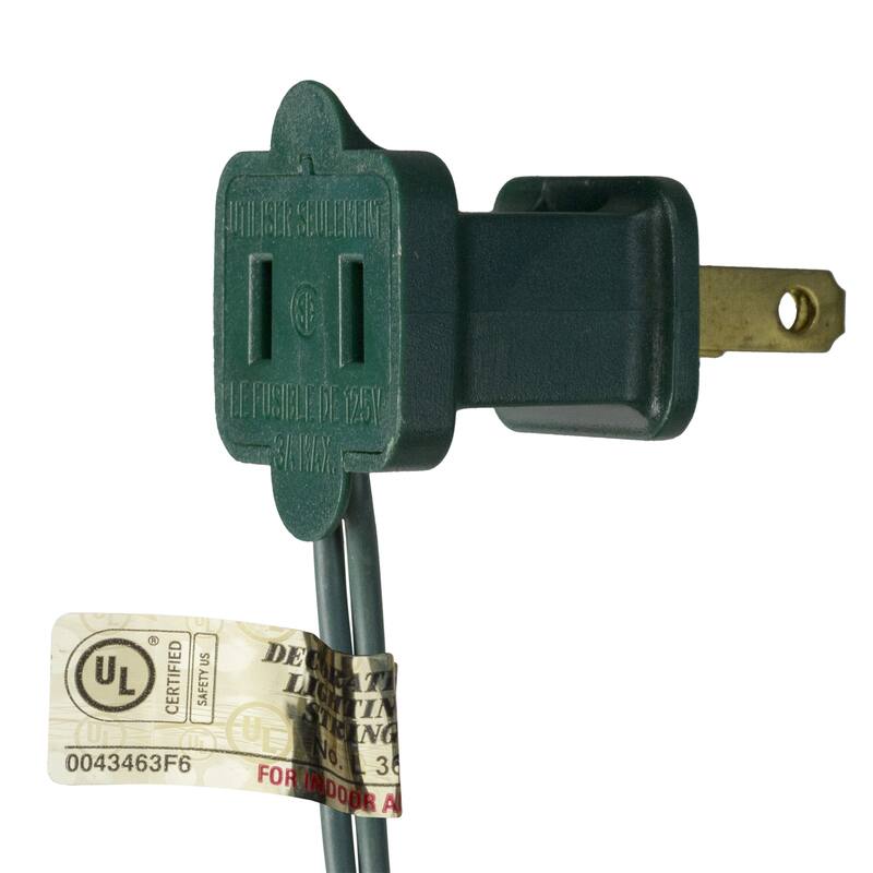 100-Count Multi-Color Mini Christmas Light Set 20.25ft Green Wire - 20.25'