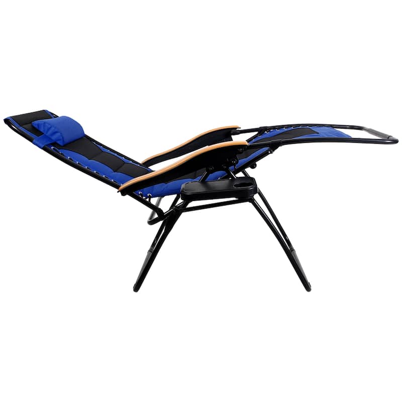 2-piece Padded Oversize XL Padded Zero Gravity Chair