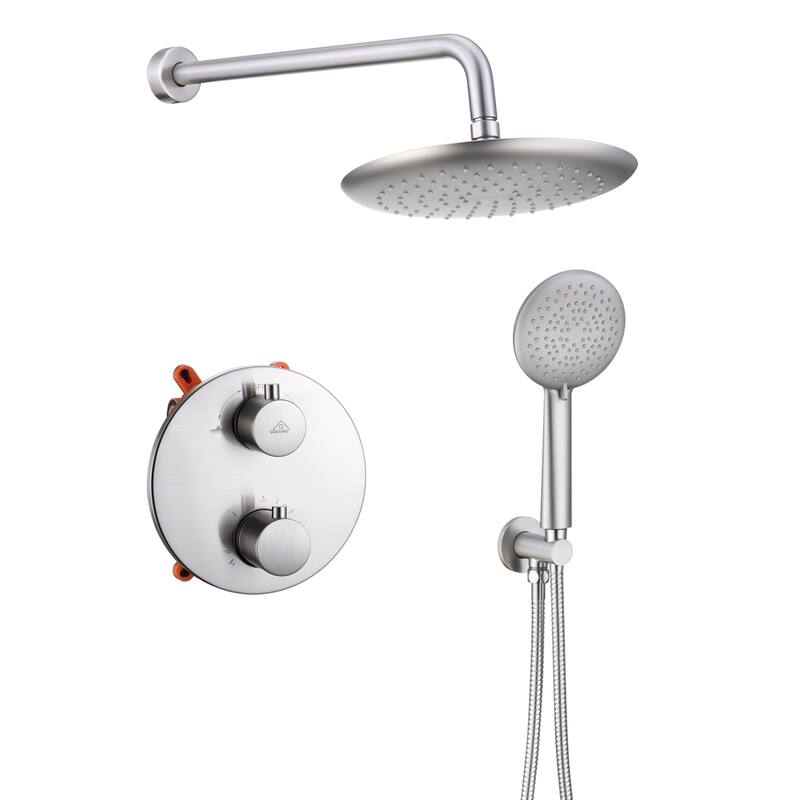 CASAINC Thermostatic Rain Shower Faucet - White