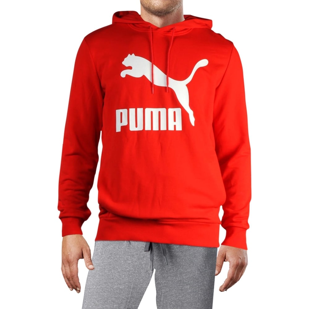red puma sweater