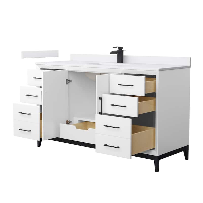 Wyndham Collection WCH818160S-VCA-UNSMXX Amici 60" Free Standing