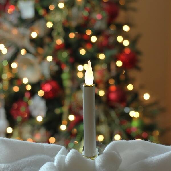 Shop 9 75 Warm White Battery Operated Led Christmas Window Candle