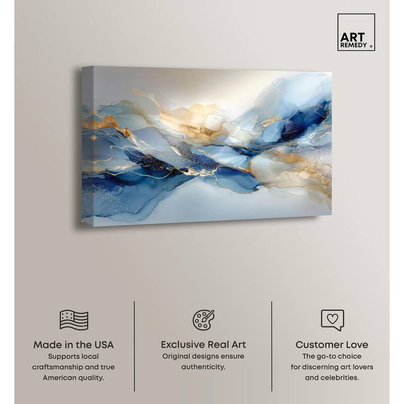 Postmodern Flow I Canvas by Art Remedy, Gallery Wrapped