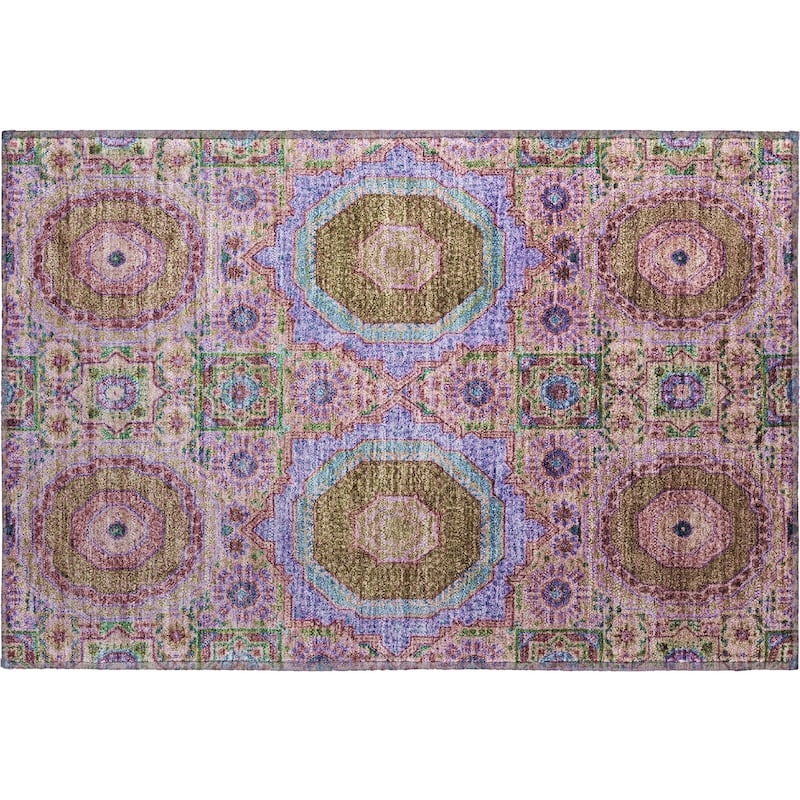 Premium Washable Super Soft Vintage Traditional Mayfield Rug
