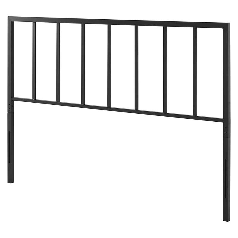 Kenvil Classic Twin Size Black Metal Headboard