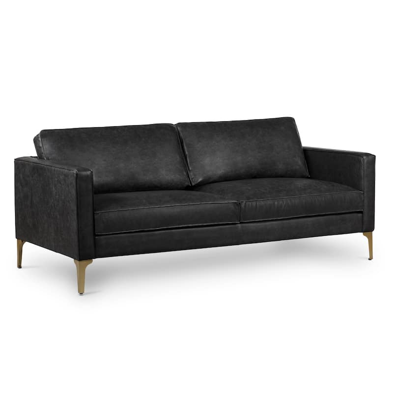 Poly & Bark Mateo 82.5" Sofa - Full Grain Genuine Italian Leather
