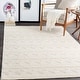 preview thumbnail 6 of 24, Livabliss Freya Handmade Modern Rustic Area Rug Ivory - 2' x 3'
