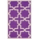 preview thumbnail 117 of 183, SAFAVIEH Handmade Cambridge Trudie Geometric Wool Rug 2' x 3' - Purple/Ivory - Rectangle