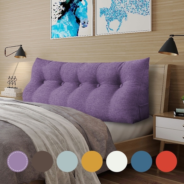 WOWMAX Bed Rest Wedge Pillow Headboard Reading Cushion TV Watching Support On Sale Bed Bath Beyond 33890518