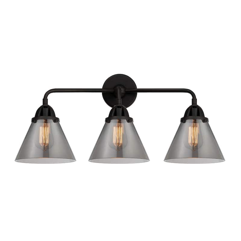 Innovations Lighting 288-3W-10-26 Cone Vanity Cone 3 Light 26" Wide